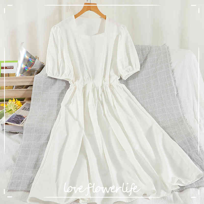 LoveFlowerLife Summer Casual Soldi Slim Puff Sleeve Dress A Line Square Collar Short Knee-Length Women Dresses 210521, Black
LoveFlowerLife Summer Casual Soldi Slim Puff Sleeve Dress A Line Square Collar Short Knee-Length Women Dresses 210521, Black