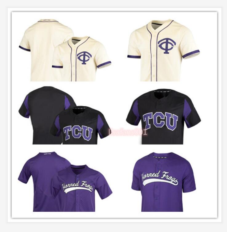 Baseball jerseys TCU Horned Frogs Vapor Elite Two-Button Jersey Custom Men Women Youth College Stitched Game Player Limited Embroider Sports Wear, Black
Baseball jerseys TCU Horned Frogs Vapor Elite Two-Button Jersey Custom Men Women Youth College Stitched Game Player Limited Embroider Sports Wear, Black