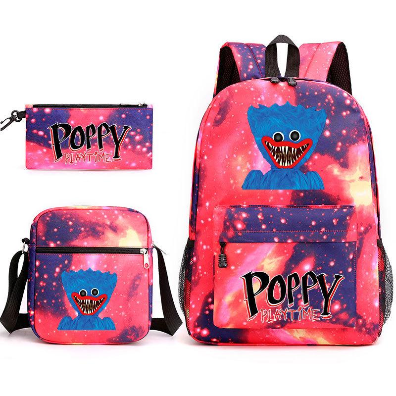Backpack Horror Game Poppy Playtime Bag Student BagThree-Piece Set Shoulder Bag+Backpack+Pen 3-piece Suit 3D Printing Cool
Backpack Horror Game Poppy Playtime Bag Student BagThree-Piece Set Shoulder Bag+Backpack+Pen 3-piece Suit 3D Printing Cool