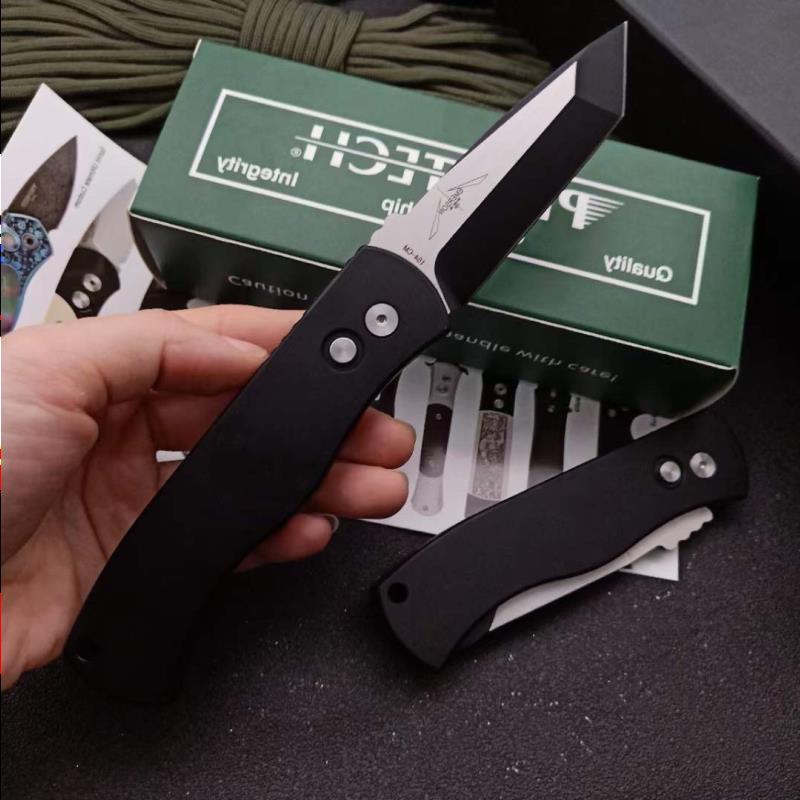 CQC7 Automatic folding knife 3.26 inch 154-CM High quality steel Forging of the blade T6 Aeronautical Aluminum Handle EDC AUTO Rgtne
CQC7 Automatic folding knife 3.26 inch 154-CM High quality steel Forging of the blade T6 Aeronautical Aluminum Handle EDC AUTO Rgtne