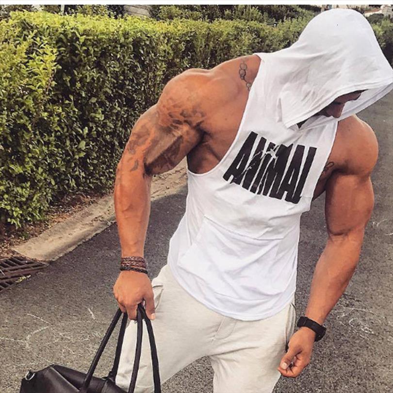 style summer men cotton tank gyms fitness bodybuilding hooded vest sleeveless outdoors casual fashion workout, White;black
style summer men cotton tank gyms fitness bodybuilding hooded vest sleeveless outdoors casual fashion workout, White;black