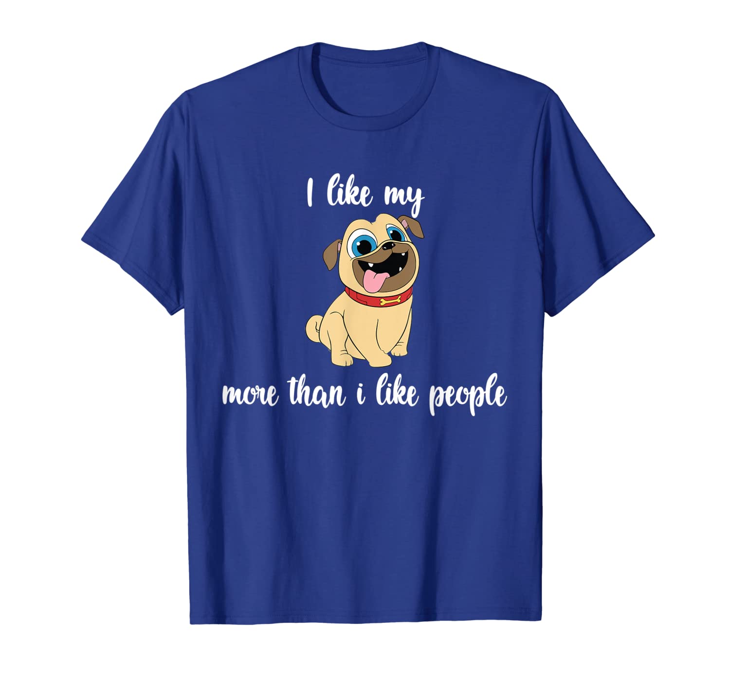 I Like My Dog More Than People T-Shirt, White;black
I Like My Dog More Than People T-Shirt, White;black