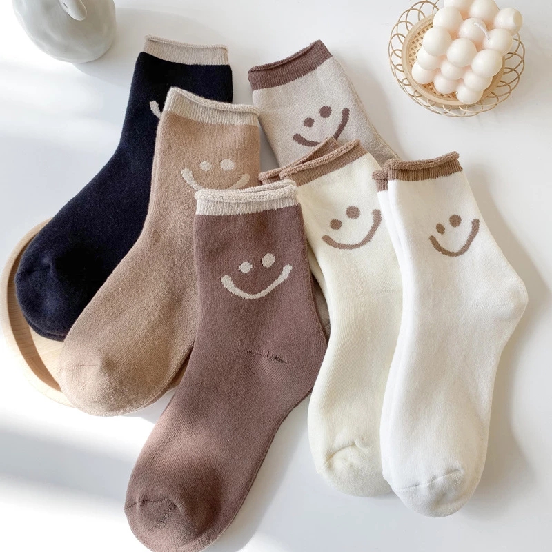 Women Thermal Warm Winter Socks Smile Trend Wool Socks Fluffy Fuzzy Cashmere Snow Cotton White Black Solid Sleep Sock, Coffee
Women Thermal Warm Winter Socks Smile Trend Wool Socks Fluffy Fuzzy Cashmere Snow Cotton White Black Solid Sleep Sock, Coffee