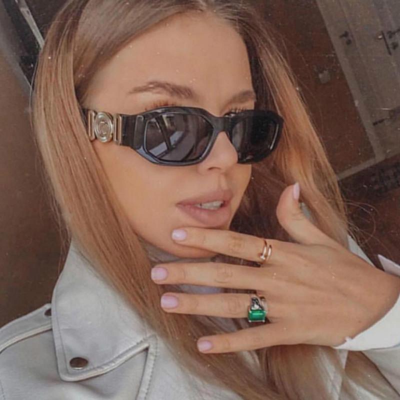Sunglasses 2021 Small Steam Punk Women Fashion Personality Lrregular Ladies Men Vintage Square Goggle Sun Glasses, White;black
Sunglasses 2021 Small Steam Punk Women Fashion Personality Lrregular Ladies Men Vintage Square Goggle Sun Glasses, White;black