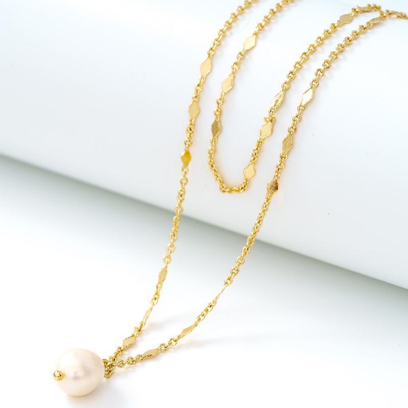 Chains Jaeeyin 2021 Fashion Multi-layer Necklace Freshwater Pearl Pendant Personality Geometric Chain Sweet Gift For Girl Women Teen
Chains Jaeeyin 2021 Fashion Multi-layer Necklace Freshwater Pearl Pendant Personality Geometric Chain Sweet Gift For Girl Women Teen
