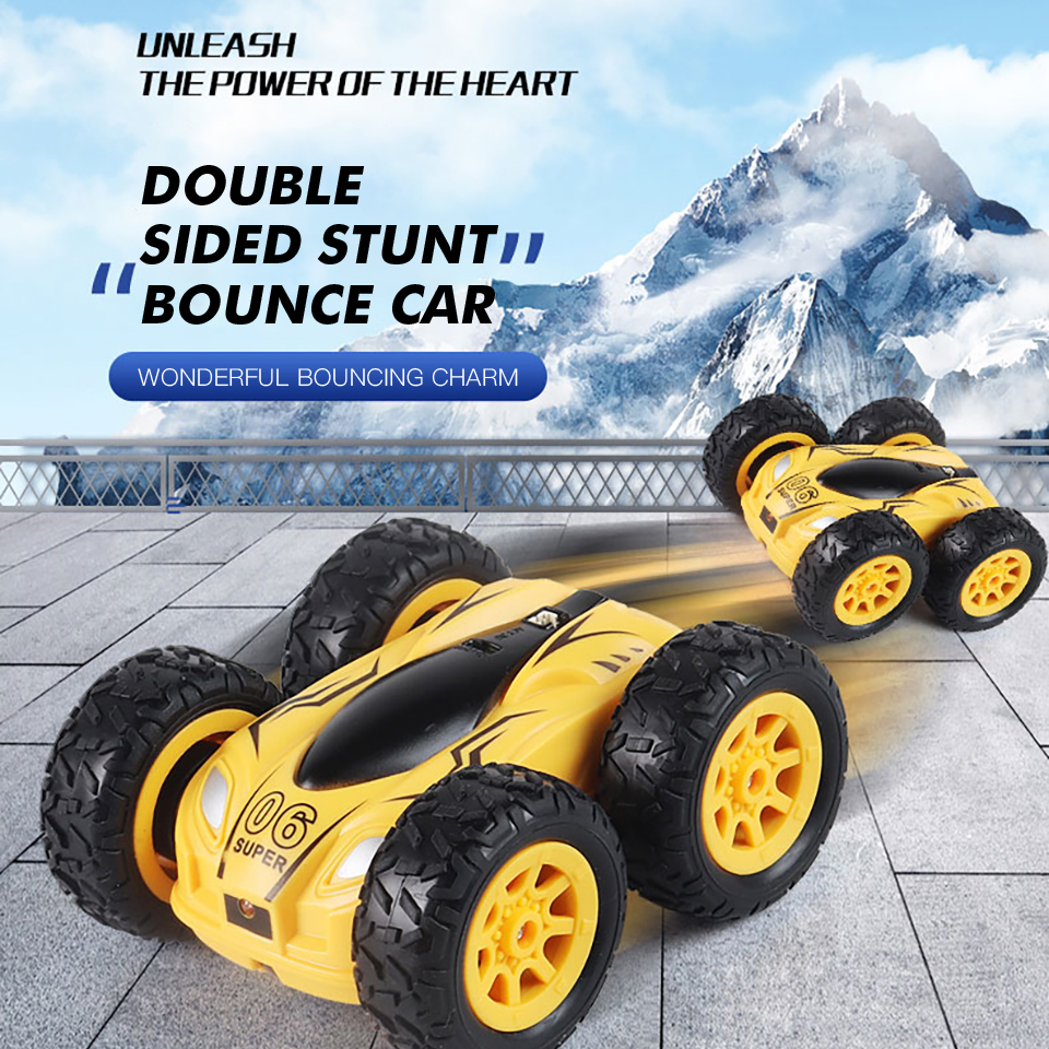 3.7 inch RC Car 2.4G 4CH Double-sided bounce Drift Stunt Rock Crawler Roll 360 Degree Flip Remote Control Cars Kids Toys
3.7 inch RC Car 2.4G 4CH Double-sided bounce Drift Stunt Rock Crawler Roll 360 Degree Flip Remote Control Cars Kids Toys