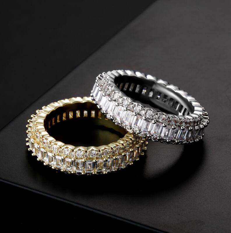 Hip Hop Rings Full CZ Stone Paved Bling Ice Out 6mm Round Finger Ring for Women Men Unisex Rapper Jewelry
Hip Hop Rings Full CZ Stone Paved Bling Ice Out 6mm Round Finger Ring for Women Men Unisex Rapper Jewelry
