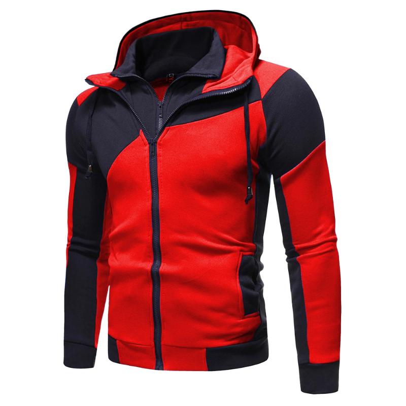 Men' Jackets Hoodie Casual Splicing Long Sleeve Mens Turtleneck Hoodies Slim Zipper Hooded Cardigan Sweatshirt Male Hoody Sweat, Blue
Men' Jackets Hoodie Casual Splicing Long Sleeve Mens Turtleneck Hoodies Slim Zipper Hooded Cardigan Sweatshirt Male Hoody Sweat, Blue