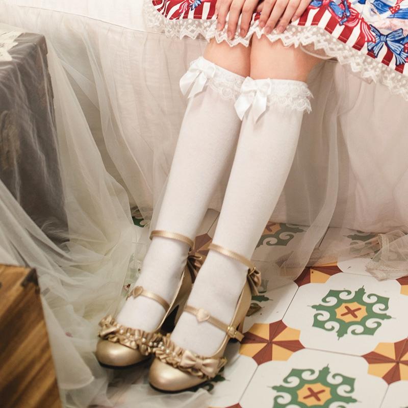 Pair Lolita Socks Girls Japanese Style Pure Color Bow Lovely Cosplay High Quality Spring Autumn Stage Performance Soft & Hosiery
Pair Lolita Socks Girls Japanese Style Pure Color Bow Lovely Cosplay High Quality Spring Autumn Stage Performance Soft & Hosiery