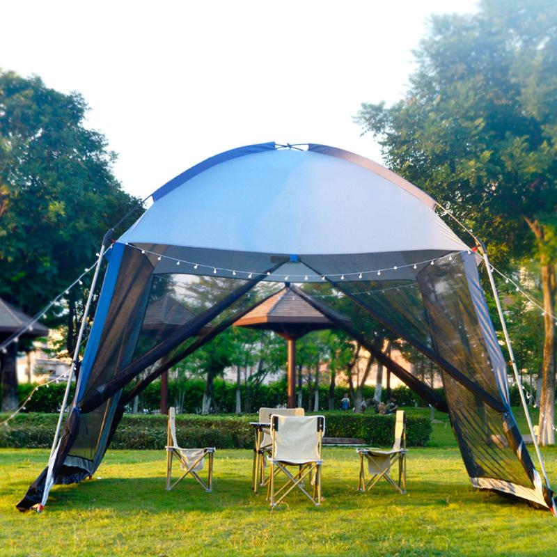 

Tents And Shelters 4 5 6 8 Person Canopy Outdoor Camping Sunscreen Mosquito Proof Tent Awning Fishing Mesh Beach Car Shelter