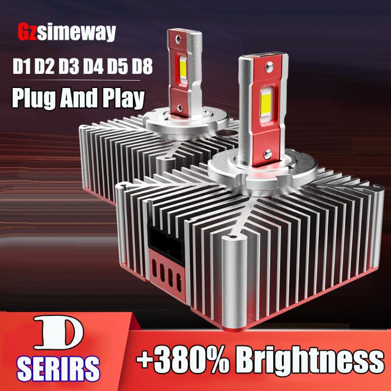 Car Headlights 2PCS D3S LED Light Canbus D1S D2S D4S D5S D8S Headlight Bulb Turbo Lamp D1R D2R D3R Auto 6000K 32000LM 70W Headlamp 12V
Car Headlights 2PCS D3S LED Light Canbus D1S D2S D4S D5S D8S Headlight Bulb Turbo Lamp D1R D2R D3R Auto 6000K 32000LM 70W Headlamp 12V