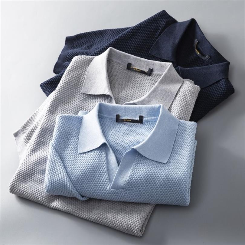 summer casual knitted shirts fashion mens polos solid color slim fit short sleeve homme breathable shirt b203, White;black
summer casual knitted shirts fashion mens polos solid color slim fit short sleeve homme breathable shirt b203, White;black