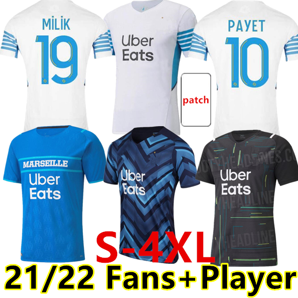 S-4XL 21 22 Olympique De Marseille soccer jersey OM MILIK maillot foot CUISANCE BENEDETTO KAMARA Goalkeeper fans+Player version football shi, Black;yellow
S-4XL 21 22 Olympique De Marseille soccer jersey OM MILIK maillot foot CUISANCE BENEDETTO KAMARA Goalkeeper fans+Player version football shi, Black;yellow