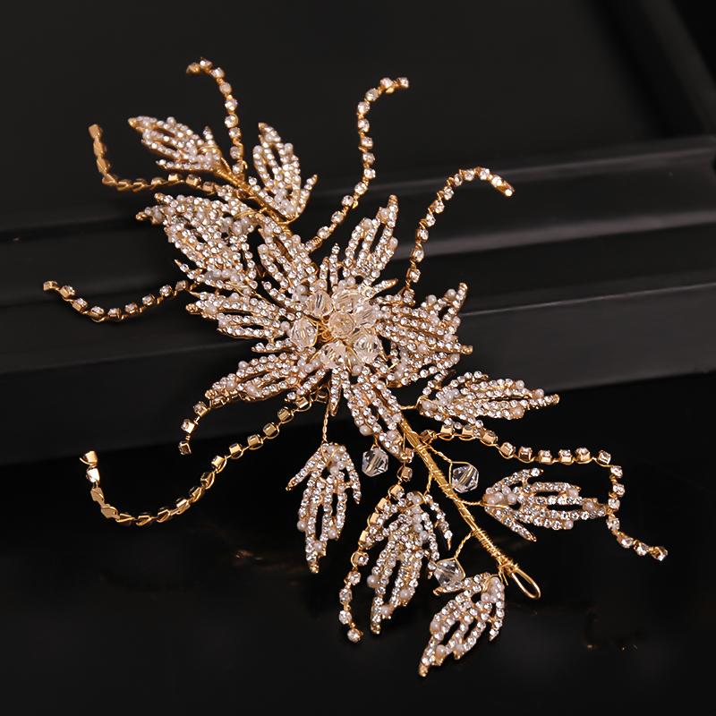 Hair Clips & Barrettes Fashion Gold Rhinestone Headbands Handmade Crystal Bridal Women Accessories Vines Hairbands Wedding Jewelry Pageant, Golden;silver
Hair Clips & Barrettes Fashion Gold Rhinestone Headbands Handmade Crystal Bridal Women Accessories Vines Hairbands Wedding Jewelry Pageant, Golden;silver