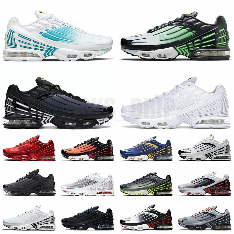 2021 Top Quality Tuned Tn Plus III Running Shoes Mens Women Triple White Obsidian Green Aqua Volt Tiger Trainers Sneakers WITH SOCKS TAGS
2021 Top Quality Tuned Tn Plus III Running Shoes Mens Women Triple White Obsidian Green Aqua Volt Tiger Trainers Sneakers WITH SOCKS TAGS