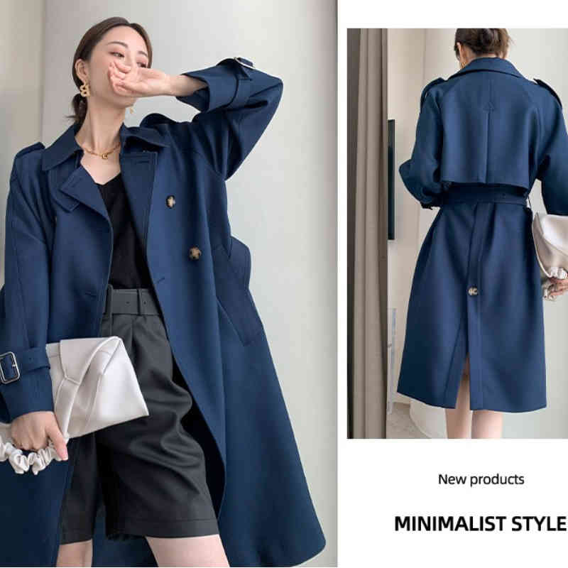 Women's Trench Coats Female double autumn breasted casual long winter coat trend streetwear loose jacket sleeve outwear 103I, 1# shoe box
Women's Trench Coats Female double autumn breasted casual long winter coat trend streetwear loose jacket sleeve outwear 103I, 1# shoe box
