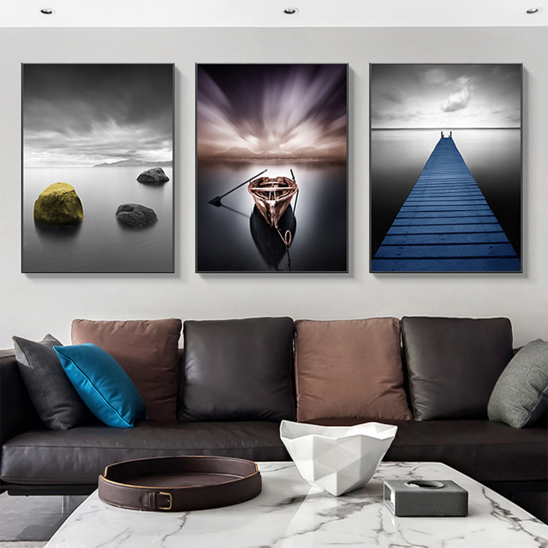 Boat Bridge Lake Poster Landscape Pictures Canvas Painting Wall Art For Living Room Decoration Posters And Prints
Boat Bridge Lake Poster Landscape Pictures Canvas Painting Wall Art For Living Room Decoration Posters And Prints