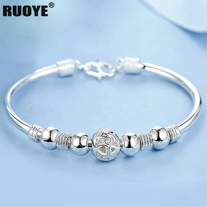 3 Style New Silver Color Lucky Charm Bracelet Cuff Bracelets for Women Bangles Fashion Jewelry Pulseira Q0719
3 Style New Silver Color Lucky Charm Bracelet Cuff Bracelets for Women Bangles Fashion Jewelry Pulseira Q0719