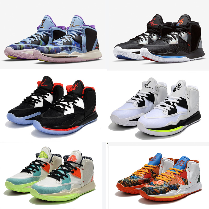Grade school Kyries 8 Fire and Ice kids shoes for sale men womenAluminum Black Sail Keep Sue Fresh Basketball shoe DC9134-001 size 36-46
Grade school Kyries 8 Fire and Ice kids shoes for sale men womenAluminum Black Sail Keep Sue Fresh Basketball shoe DC9134-001 size 36-46