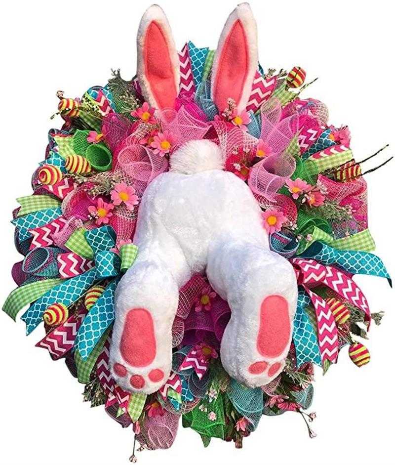 Easter Door Bunny Wreath Easter Spring Outdoor Indoor Hanging Wreath Home Craft Supplies For Wedding Decoration Christmas P0828
Easter Door Bunny Wreath Easter Spring Outdoor Indoor Hanging Wreath Home Craft Supplies For Wedding Decoration Christmas P0828