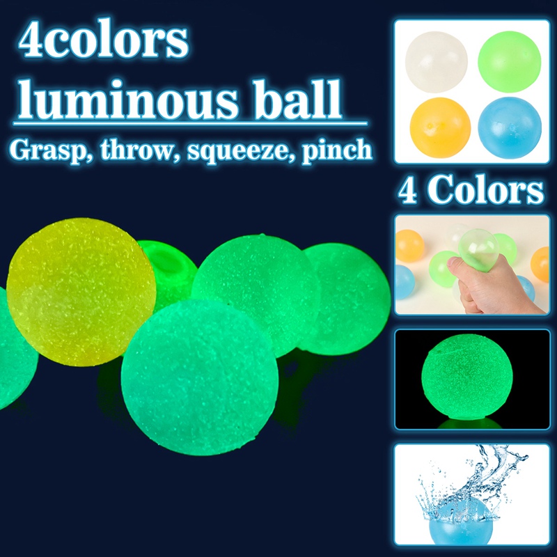 4.5cm Luminous Balls High Bounce Glowing Stress Ball Sticky Wall Home Party Decoration Kids Gift Anxiety Toy Glow in the Dark 4
4.5cm Luminous Balls High Bounce Glowing Stress Ball Sticky Wall Home Party Decoration Kids Gift Anxiety Toy Glow in the Dark 4