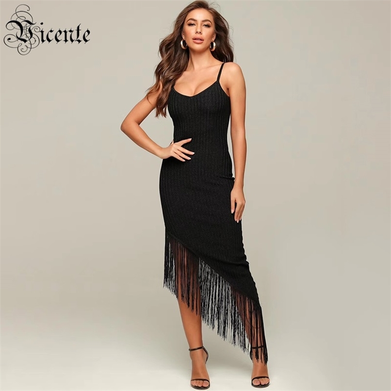 Free Black Women Dress Sexy Spaghetti Strap Asymmetrical Bodycon Celebrity Party Bandage Tassel Vestidos 210520
Free Black Women Dress Sexy Spaghetti Strap Asymmetrical Bodycon Celebrity Party Bandage Tassel Vestidos 210520