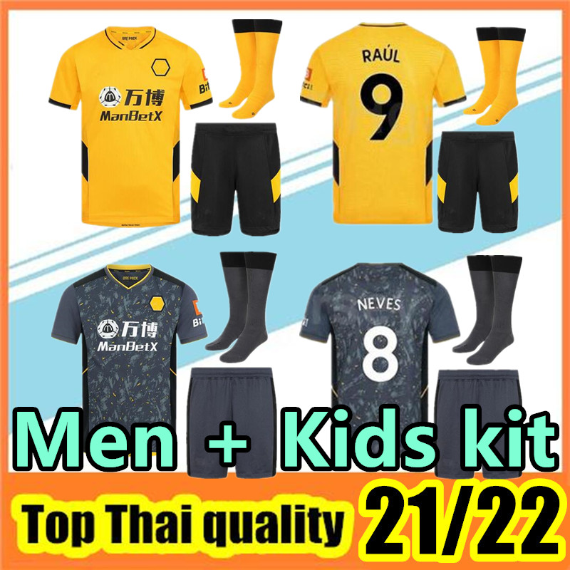 2021 2022 Wolves soccer jerseys Wanderers 21/22 NEVES RAUL Wolverhampton ADAMA FÁBIO SILVA PODENCE OTTO CUTRONE football shirt GIBBS WHITE men + kids kit uniforms, Home
2021 2022 Wolves soccer jerseys Wanderers 21/22 NEVES RAUL Wolverhampton ADAMA FÁBIO SILVA PODENCE OTTO CUTRONE football shirt GIBBS WHITE men + kids kit uniforms, Home