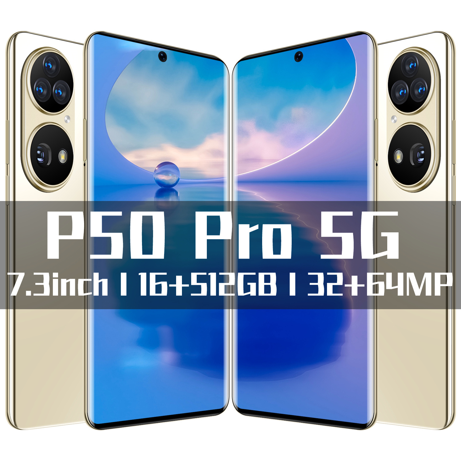 2022 Newest Smartphone Large Screen 4GWCDMA AGM Network Android Version Dual SIM Camera 5G 4G Cell Mobile Smart Phone Face Unlock