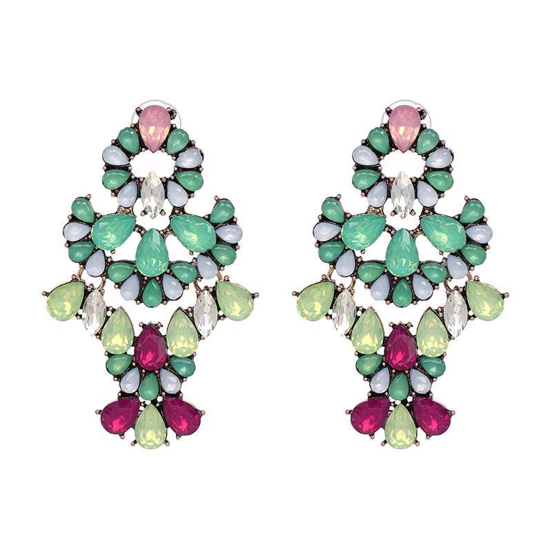 Trendy Statement Jewelry Boho Crystal Rhinestone Earrings Long Drop Dangle Earrings for Women Brincos
Trendy Statement Jewelry Boho Crystal Rhinestone Earrings Long Drop Dangle Earrings for Women Brincos