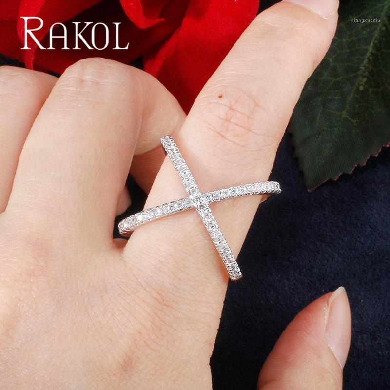 Cluster Rings RAKOL Fashion For Wom Letter X Shape Cross Micro Pave Zircon White Gold Color/Gold Color Wedding Anniversary Jewelry R0178, Golden;silver
Cluster Rings RAKOL Fashion For Wom Letter X Shape Cross Micro Pave Zircon White Gold Color/Gold Color Wedding Anniversary Jewelry R0178, Golden;silver