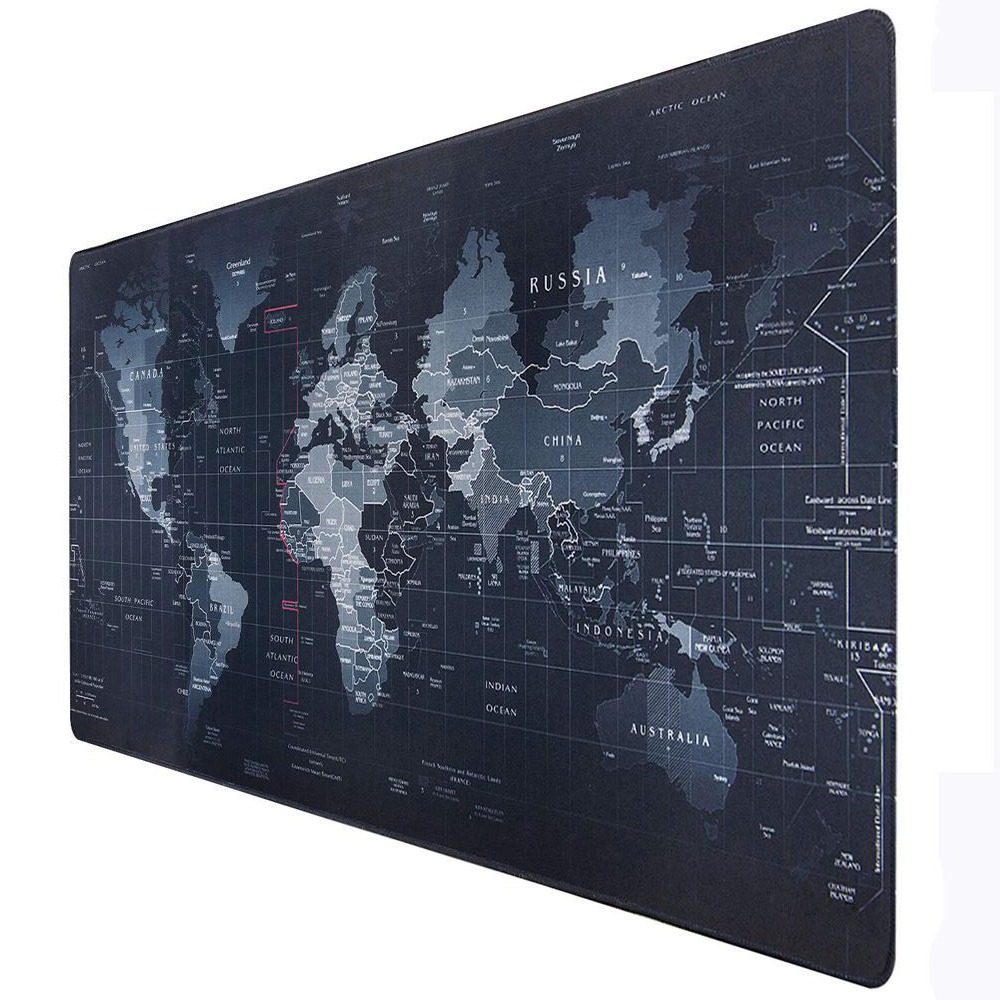 

Large Mouse Pad Gamer Big Mouse Mat Gaming Mouse Pad Computer Mousepad Rubber Surface World Map Game Mause Pad Keyboard Desk Mat
