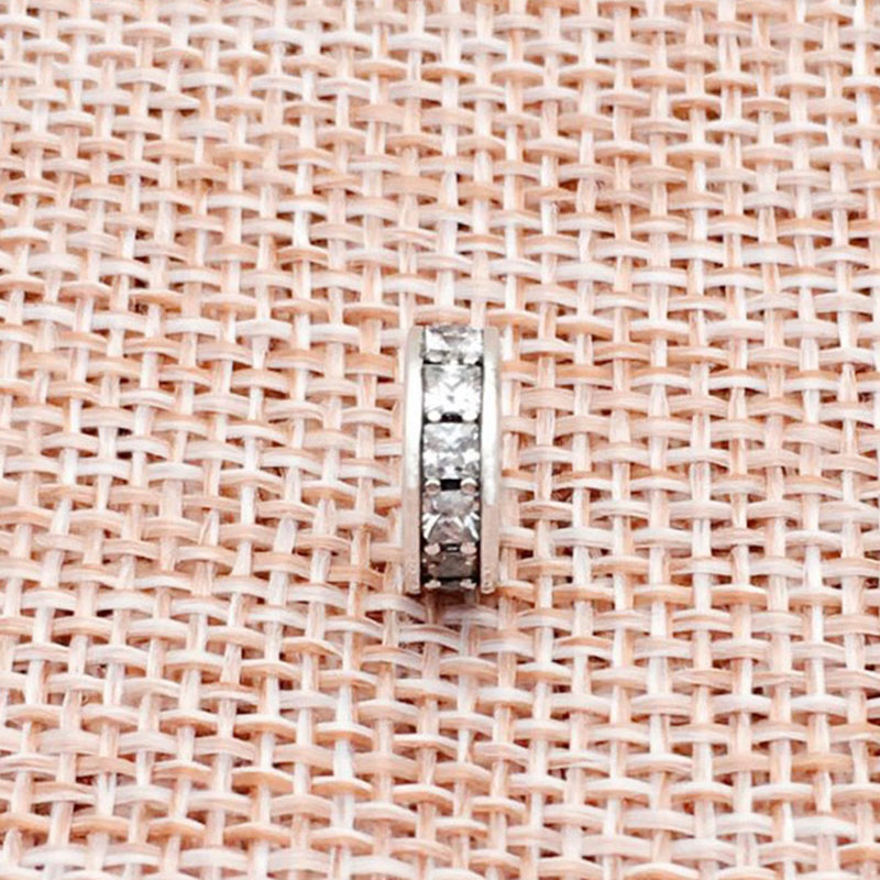 Fit Original Brand Charm Bracelet 925 Sterling Silver Austrian Spacer Round Beads With Colors CZ For Women Making Berloque