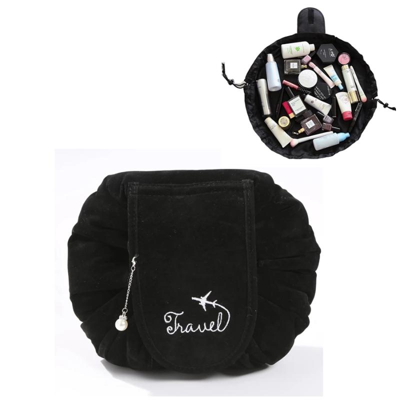 Cosmetic Bags & Cases Women Drawstring Bag Travel Storage Makeup Organizer Female Make Up Pouch Portable Lady Round Toiletry Beauty Case, Red
Cosmetic Bags & Cases Women Drawstring Bag Travel Storage Makeup Organizer Female Make Up Pouch Portable Lady Round Toiletry Beauty Case, Red