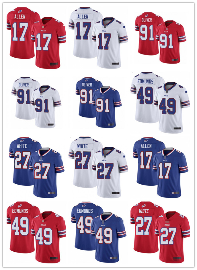 Men Women Youth BuffaloBills27 Tre'Davious White 17 Josh Allen 49 Tremaine Edmunds 91 Ed Oliver custom Football Jerseys, Black;red
Men Women Youth BuffaloBills27 Tre'Davious White 17 Josh Allen 49 Tremaine Edmunds 91 Ed Oliver custom Football Jerseys, Black;red