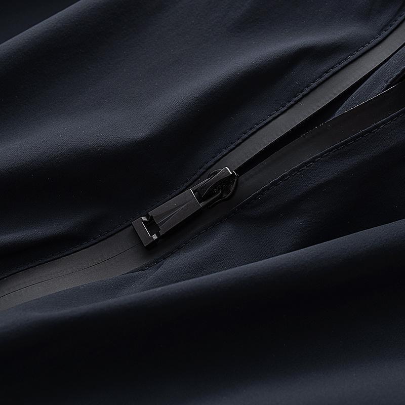 Men's Jackets Rubber Pressing Craft Jacket Young Fashion Casual Detachable Hat Spring Autumn Coat