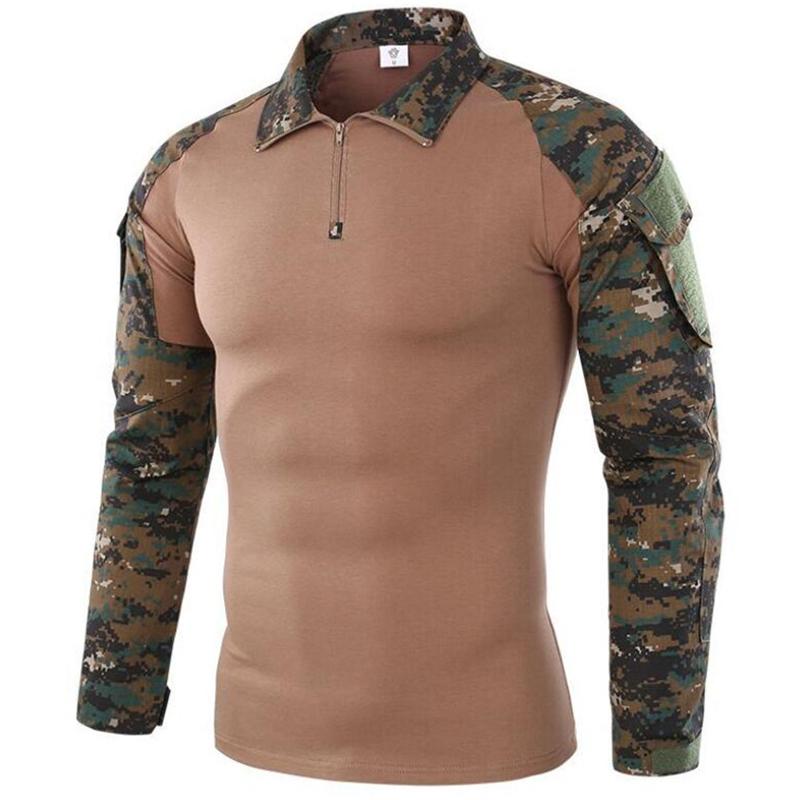 Hunting T-Shirts Outdoor Camouflage Long Sleeves Men Military Tactical Shirts Top US Army Training Hiking Clothing Combat Tshirt, Camo
Hunting T-Shirts Outdoor Camouflage Long Sleeves Men Military Tactical Shirts Top US Army Training Hiking Clothing Combat Tshirt, Camo