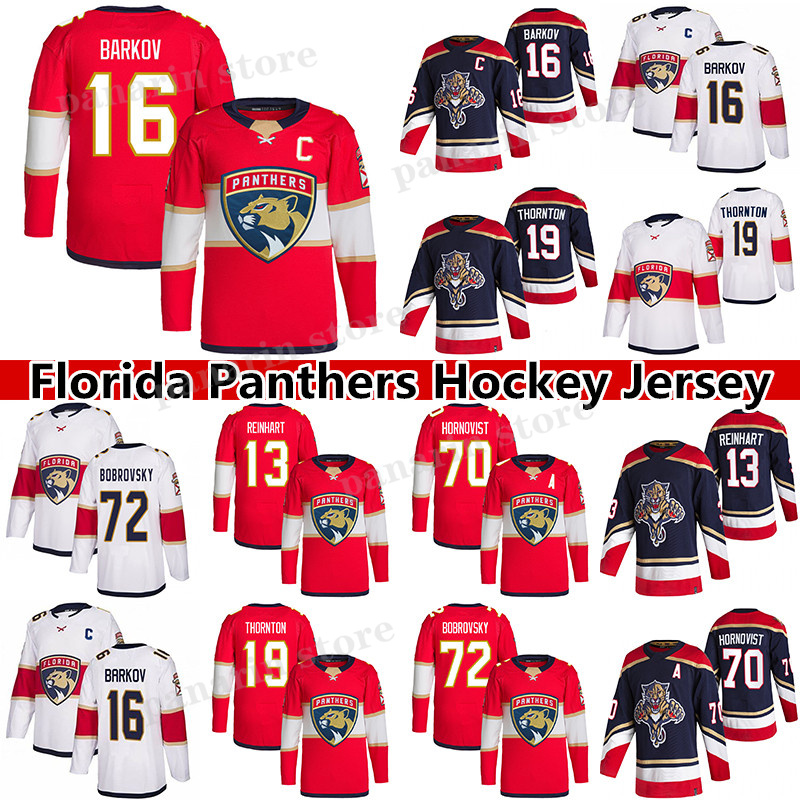 Florida Panthers Jersey 16 Aleksander Barkov 72 Sergei Bobrovsky 70 Patric Hornqvist 5 Aaron Ekblad 13 Sam Reinhart 19 Joe Thornton hockey jerseys, White
Florida Panthers Jersey 16 Aleksander Barkov 72 Sergei Bobrovsky 70 Patric Hornqvist 5 Aaron Ekblad 13 Sam Reinhart 19 Joe Thornton hockey jerseys, White