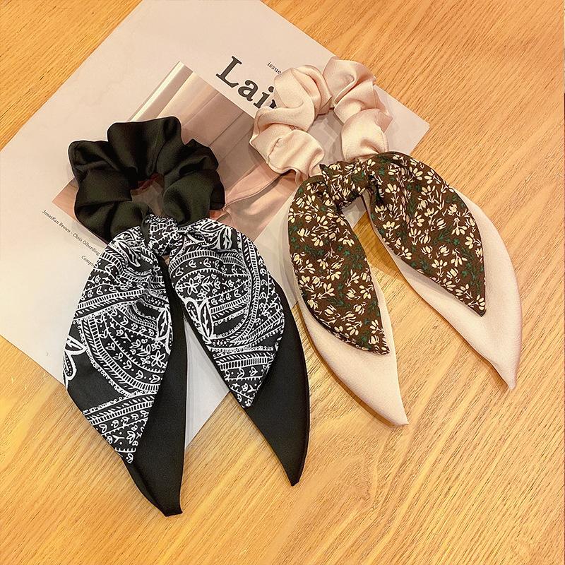 Hair Accessories Fashion Print Bow Ribbon Ponytail Scarf Tie Scrunchies Women Elastic Bands Holder Headband
Hair Accessories Fashion Print Bow Ribbon Ponytail Scarf Tie Scrunchies Women Elastic Bands Holder Headband