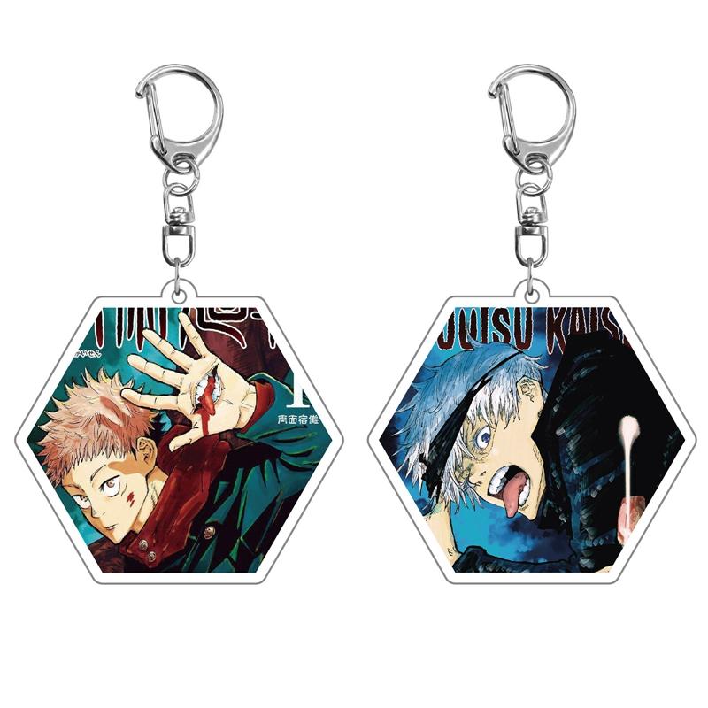 Anime Jujutsu Kaisen Yuji Itadori Kugisaki Nobara Acrylic Keychain Key Rings Badge Accessories Keychains, Silver
Anime Jujutsu Kaisen Yuji Itadori Kugisaki Nobara Acrylic Keychain Key Rings Badge Accessories Keychains, Silver
