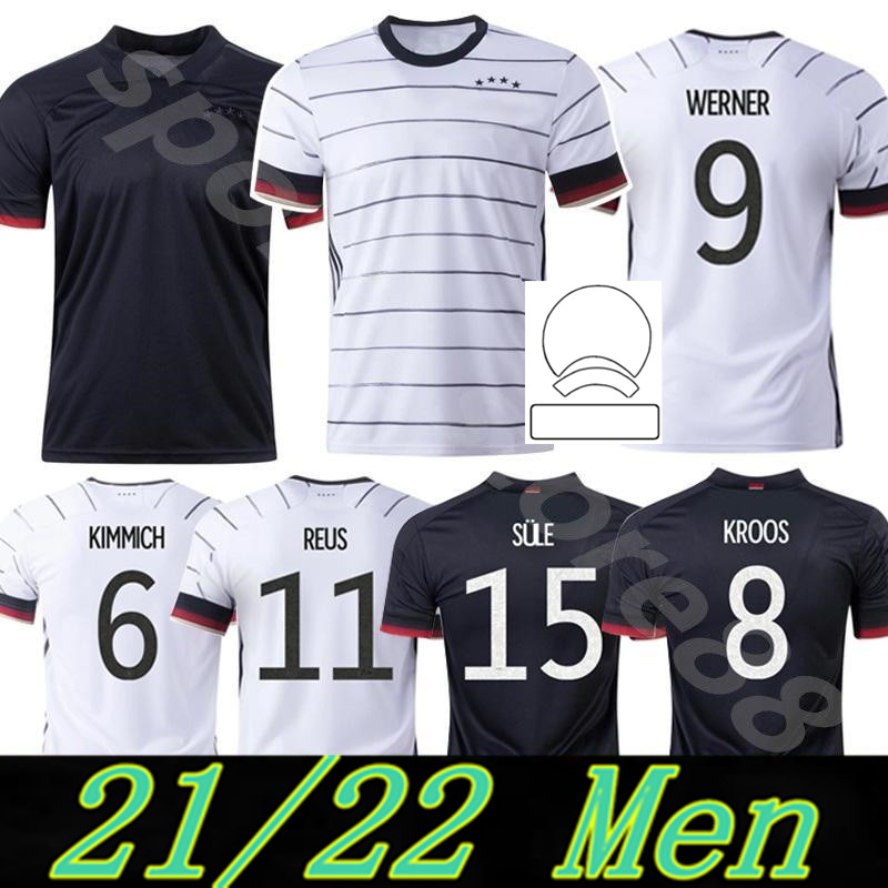 2021 2022 Germany Player version soccer jerseys Fans HUMMELS KROOS GNABRY WERNER DRAXLER REUS MULLER GOTZE European Cup football shirt size S-XXL, Black;yellow
2021 2022 Germany Player version soccer jerseys Fans HUMMELS KROOS GNABRY WERNER DRAXLER REUS MULLER GOTZE European Cup football shirt size S-XXL, Black;yellow