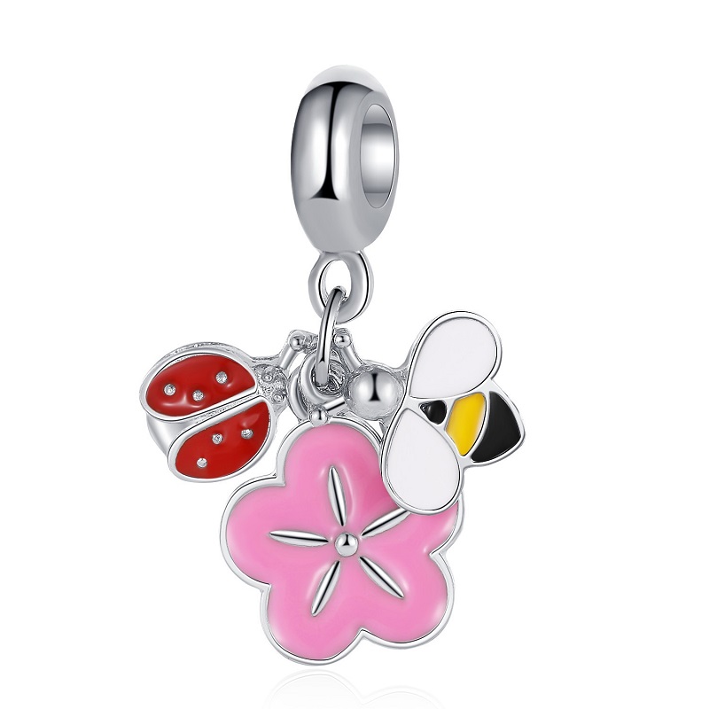 Fits Pandora Bracelets 20pcs Flower Bee Ladybug Enamel Dangle Pendant Silver Charms Bead For Women Making Diy European Necklace Jewelry Accessorie
Fits Pandora Bracelets 20pcs Flower Bee Ladybug Enamel Dangle Pendant Silver Charms Bead For Women Making Diy European Necklace Jewelry Accessorie