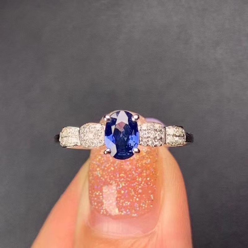 Cluster Rings High Quality 100% Natural And Real Blue Sapphire Ring 925 Sterling Silver Fine Handworked
Cluster Rings High Quality 100% Natural And Real Blue Sapphire Ring 925 Sterling Silver Fine Handworked