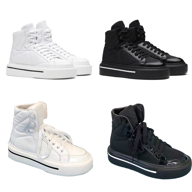 Re-Nylon High-Top Sneakers: Luxury Designer Shoes for Outdoor Casual Wear. Black & White Low Top Platform Trainers with Brushed Leather and Box., Color 6
Re-Nylon High-Top Sneakers: Luxury Designer Shoes for Outdoor Casual Wear. Black & White Low Top Platform Trainers with Brushed Leather and Box., Color 6