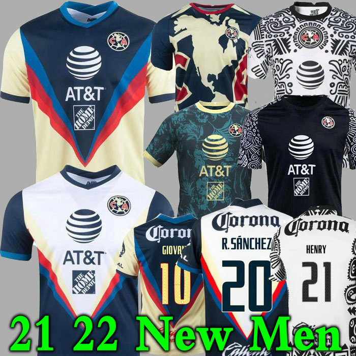 GIOVANI liga mx 21 22 Club America Soccer Jerseys third HENRY 3rd CACERES B.VALDEZ 2021 HOME AWAY maillot MEN KIDS KIT Football training Shirts, Black;yellow
GIOVANI liga mx 21 22 Club America Soccer Jerseys third HENRY 3rd CACERES B.VALDEZ 2021 HOME AWAY maillot MEN KIDS KIT Football training Shirts, Black;yellow
