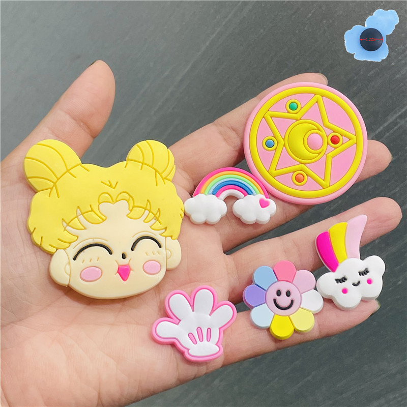 1Pcs Cartoon Animal Cat Rainbow Shoe Accessories Shoe Charms Decoration Fit Croc Jibz Wristbands Kids Gift
1Pcs Cartoon Animal Cat Rainbow Shoe Accessories Shoe Charms Decoration Fit Croc Jibz Wristbands Kids Gift
