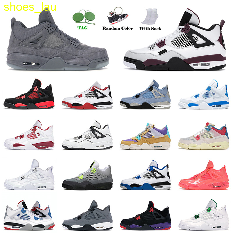 High Quality 2022 Basketball Shoes 4 4s Kaws Grey Jumpman Black Cat Bred Taupe Haze White Cement OG Retro Mens Womens Sneakers Sports 36-47
High Quality 2022 Basketball Shoes 4 4s Kaws Grey Jumpman Black Cat Bred Taupe Haze White Cement OG Retro Mens Womens Sneakers Sports 36-47