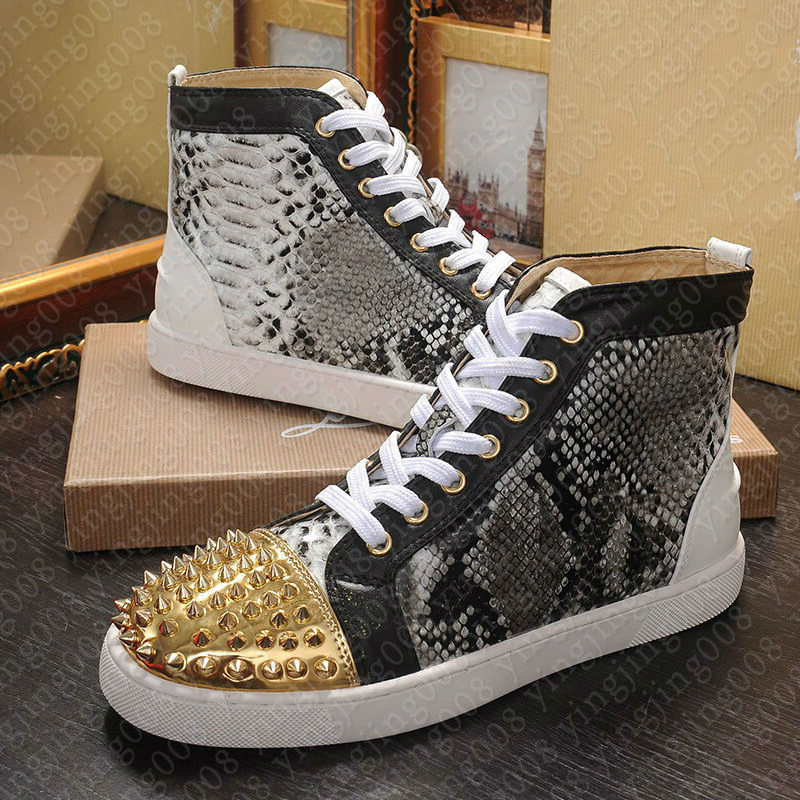 2021 Red Bottoms Shoes Studded Spikes Flat designer Sneakers For Men Women Low Cut Suede Glitter Party Lovers Wedding Genuine Leather Rivet 15, 28
2021 Red Bottoms Shoes Studded Spikes Flat designer Sneakers For Men Women Low Cut Suede Glitter Party Lovers Wedding Genuine Leather Rivet 15, 28