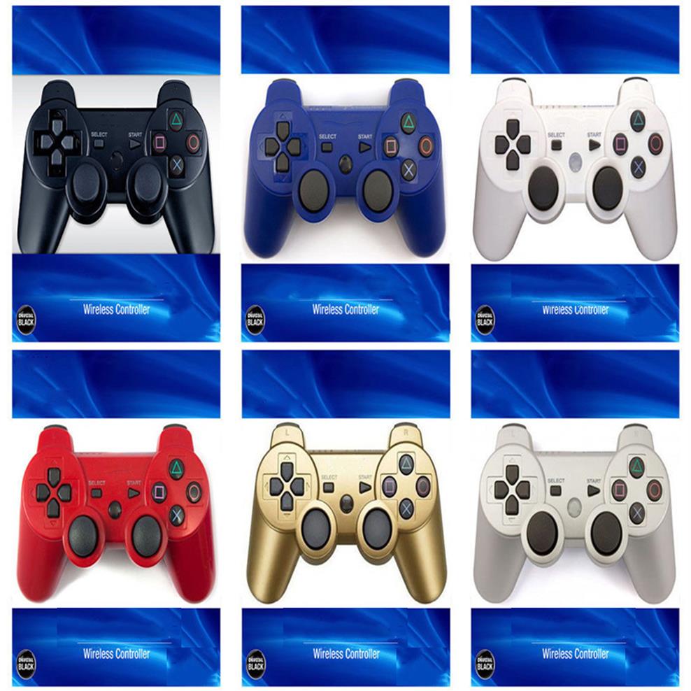 

Wireless Controller For PS3 Playstation 3 Controllers Bluetooth Game Double Shock Joysticks Gamepad With Retail Boxa37
