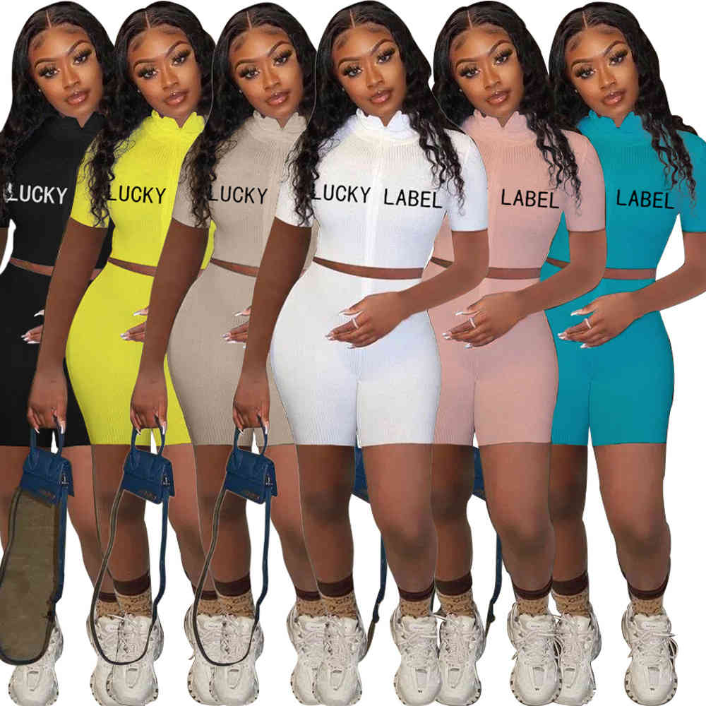 Women Tracksuits Two Pieces Set High Collar Thread Embroidery Letters Zipper Sports Yoga Outfits Ladies Short Sleeve Shorts Night Club Sportwear, Rose
Women Tracksuits Two Pieces Set High Collar Thread Embroidery Letters Zipper Sports Yoga Outfits Ladies Short Sleeve Shorts Night Club Sportwear, Rose