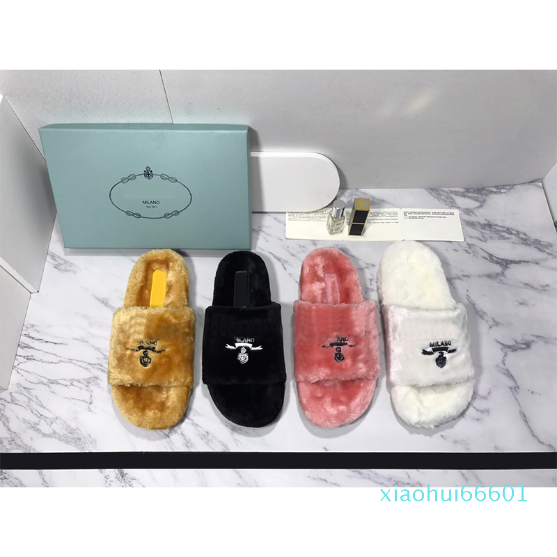 Designers Women Slippers Wool Slide Winter fur Fluffy Furry letters Sandals Warm Comfortable Slides Fuzzy Girl Flip Flop Slipper, Black
Designers Women Slippers Wool Slide Winter fur Fluffy Furry letters Sandals Warm Comfortable Slides Fuzzy Girl Flip Flop Slipper, Black